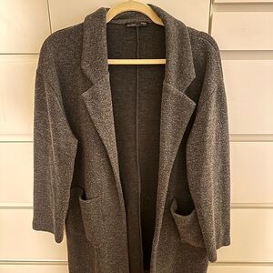 Zara Charcoal Knit Coatigan